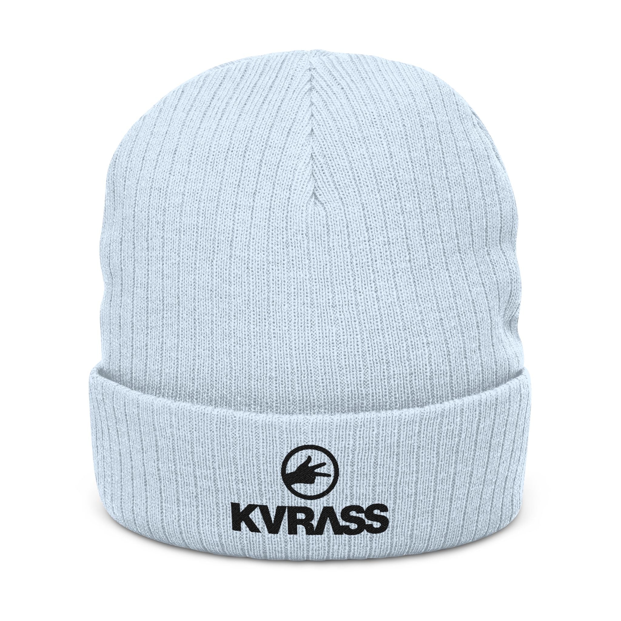 Ribbed Knit Beanie (Embroidery)