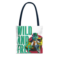 Collection of Stylish All-Over Print Tote Bag – Durable & Functional in a gallery layout