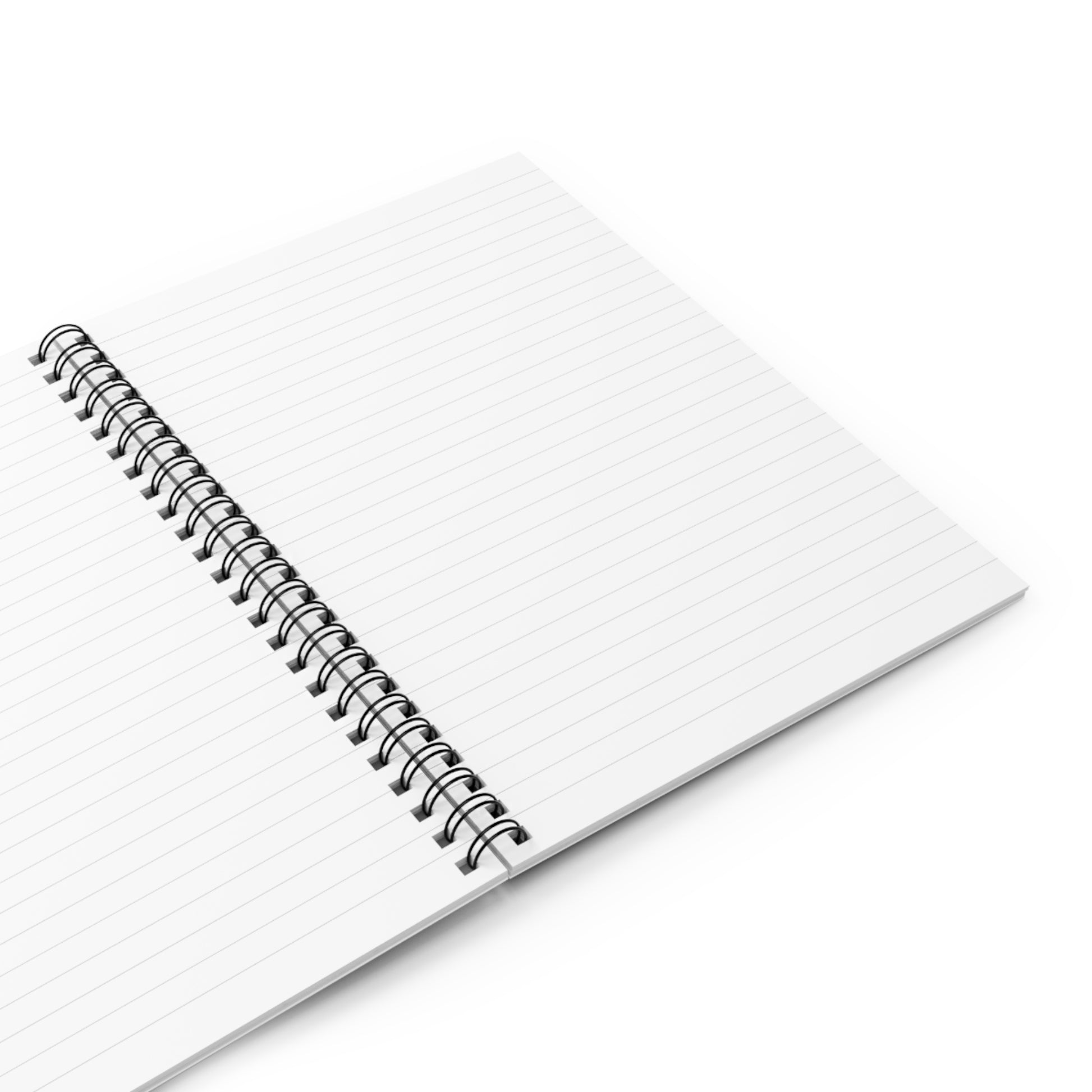 Spiral Notebook with Ruled Line – 118 Pages, Durable Printed Cover