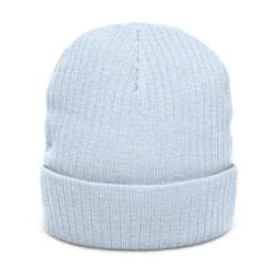 Image of Ribbed Knit Beanie (Embroidery)