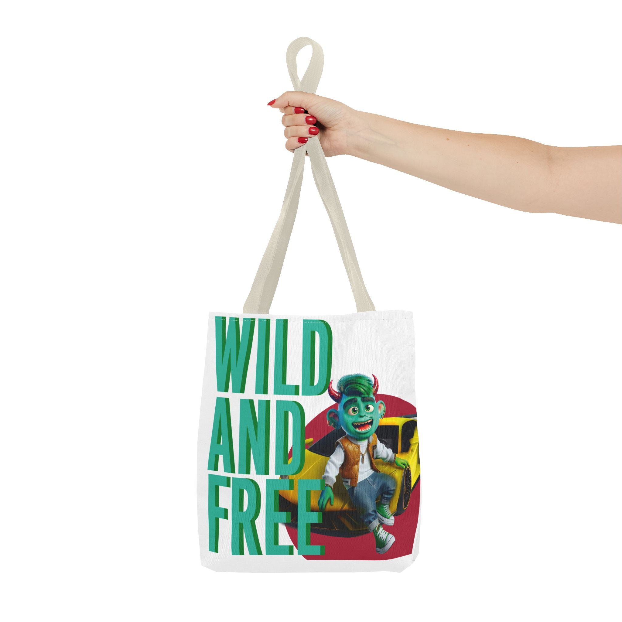 Collection of Stylish All-Over Print Tote Bag – Durable & Functional in a gallery layout